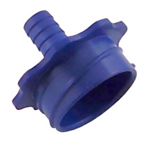 CLEANING ADAPTER-FOR BIB, BLUE  (SCHOLLE SCREW-ON)