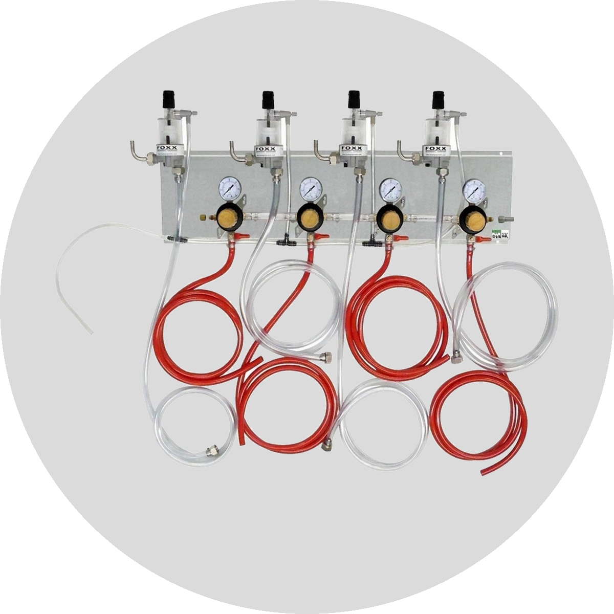 Multiple Gas Regulator Panels
