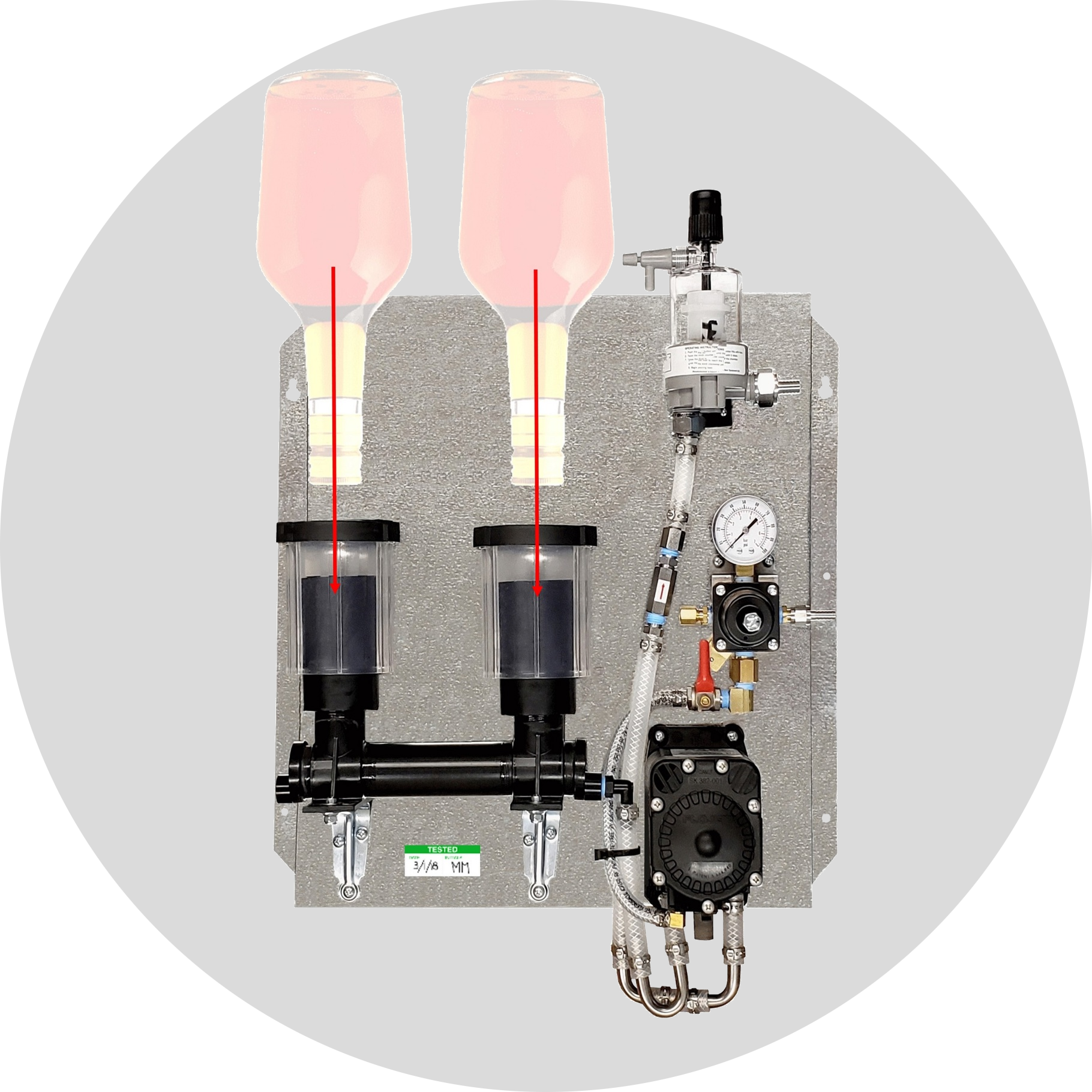 Liquor/Cocktails Pump Panel