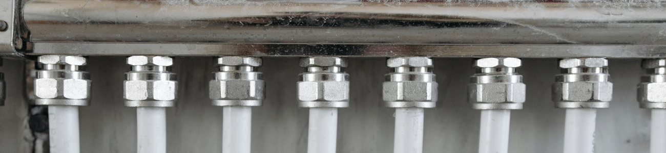 Beverage system installers setting up draft and soda equipment