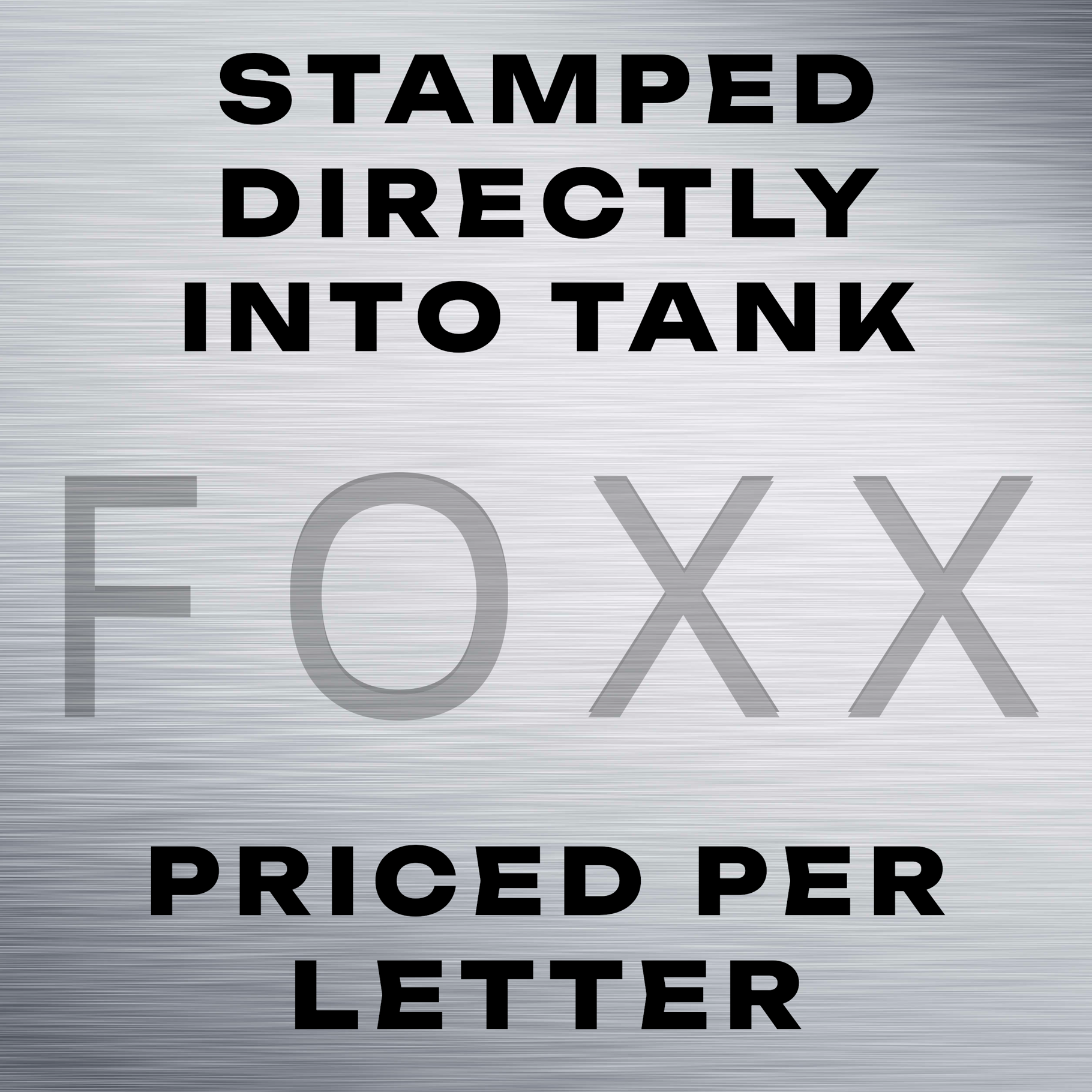 Foxx SPECIFY: CHARACTERS 21002STAMPING