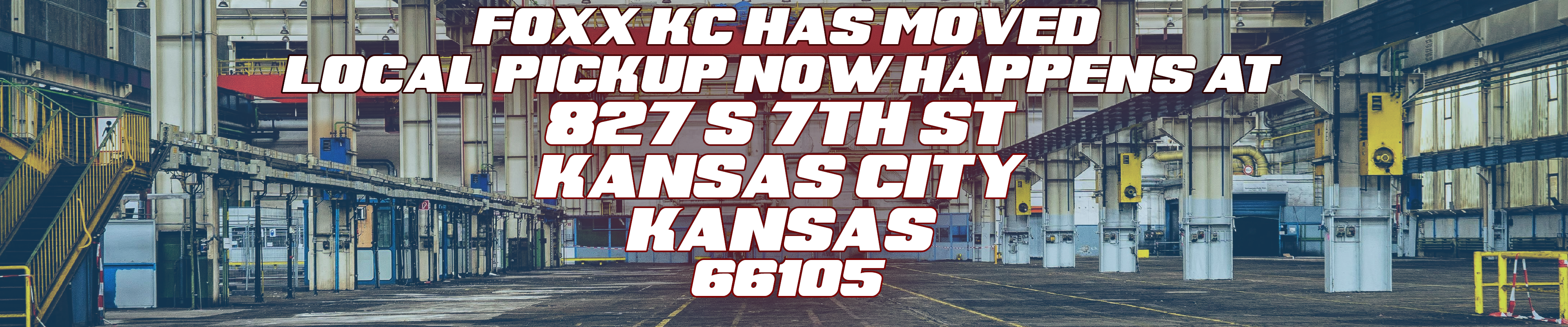 New pickup address is 827 S 7th St, KCK