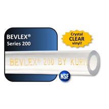 BEVLEX PVC #200, 3/8"ID x 5/8"OD (CLEAR) 100' ROLL