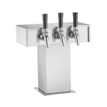 TEE TOWER, 3-FAUCET GLYCOL (S/S EXTERIOR) PERLICK