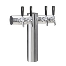 AVENUE TEE TOWER, 4-FAUCET GLYCOL (S/S EXTERIOR) PERLICK