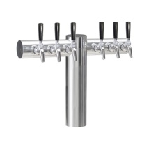 AVENUE TEE TOWER, 6-FAUCET GLYCOL (S/S EXTERIOR) PERLICK