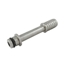 LONG INLET FITTING-FOR WB GUNS, 3/8"B (S/S)